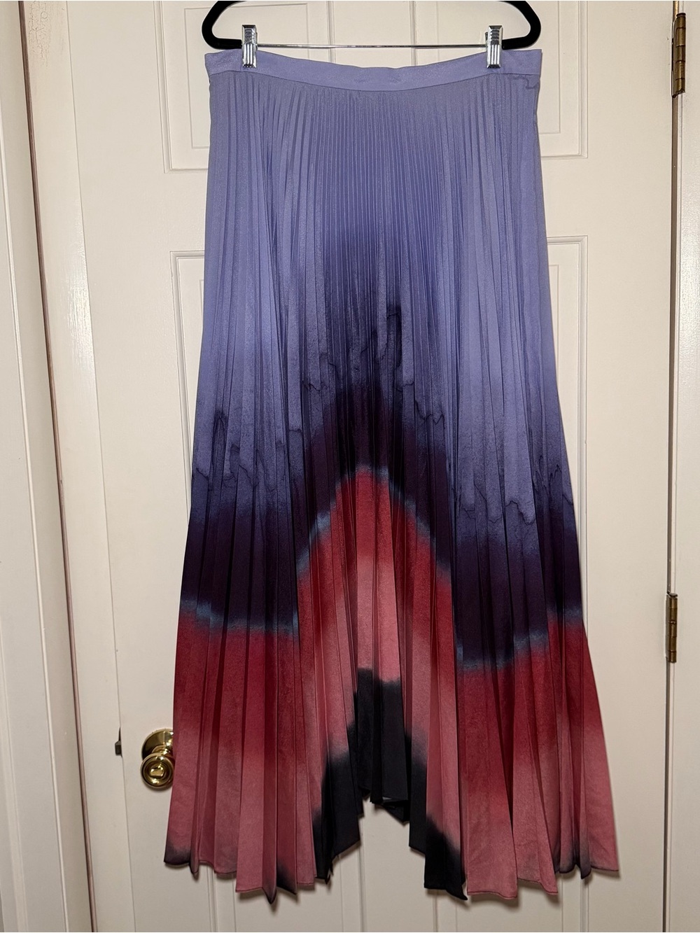 Altuzarra Lemnos Ombre Pleated Maxi Skirt size EUR 44/US 12/XL - Picture 4 of 7